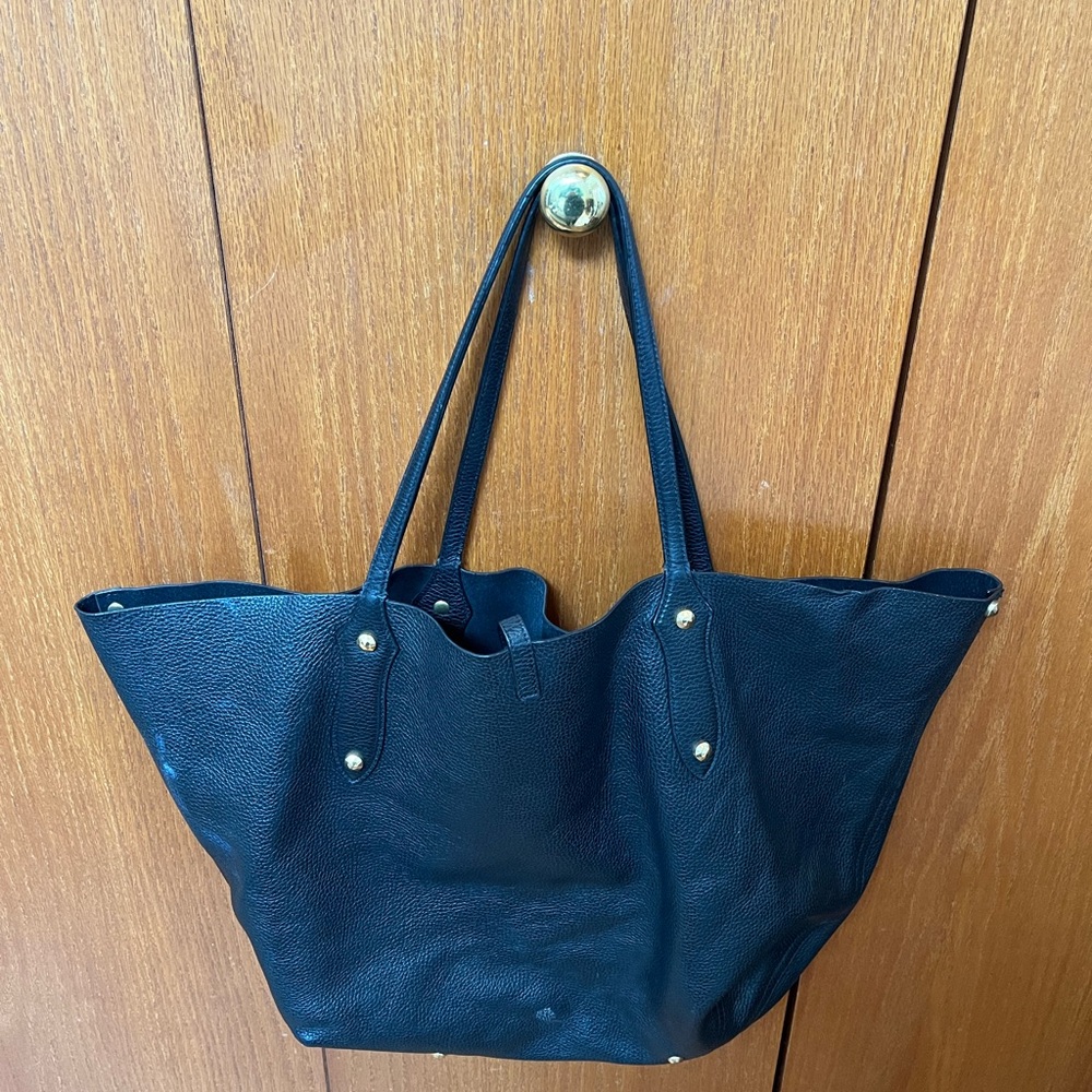 Annabel Ingall black Leather Tote